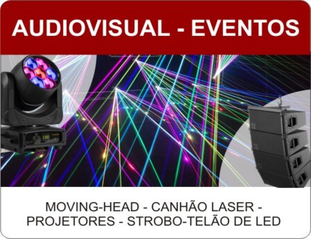 Módulo do curso. Equipamentos para sistemas audiovisuais para eventos.