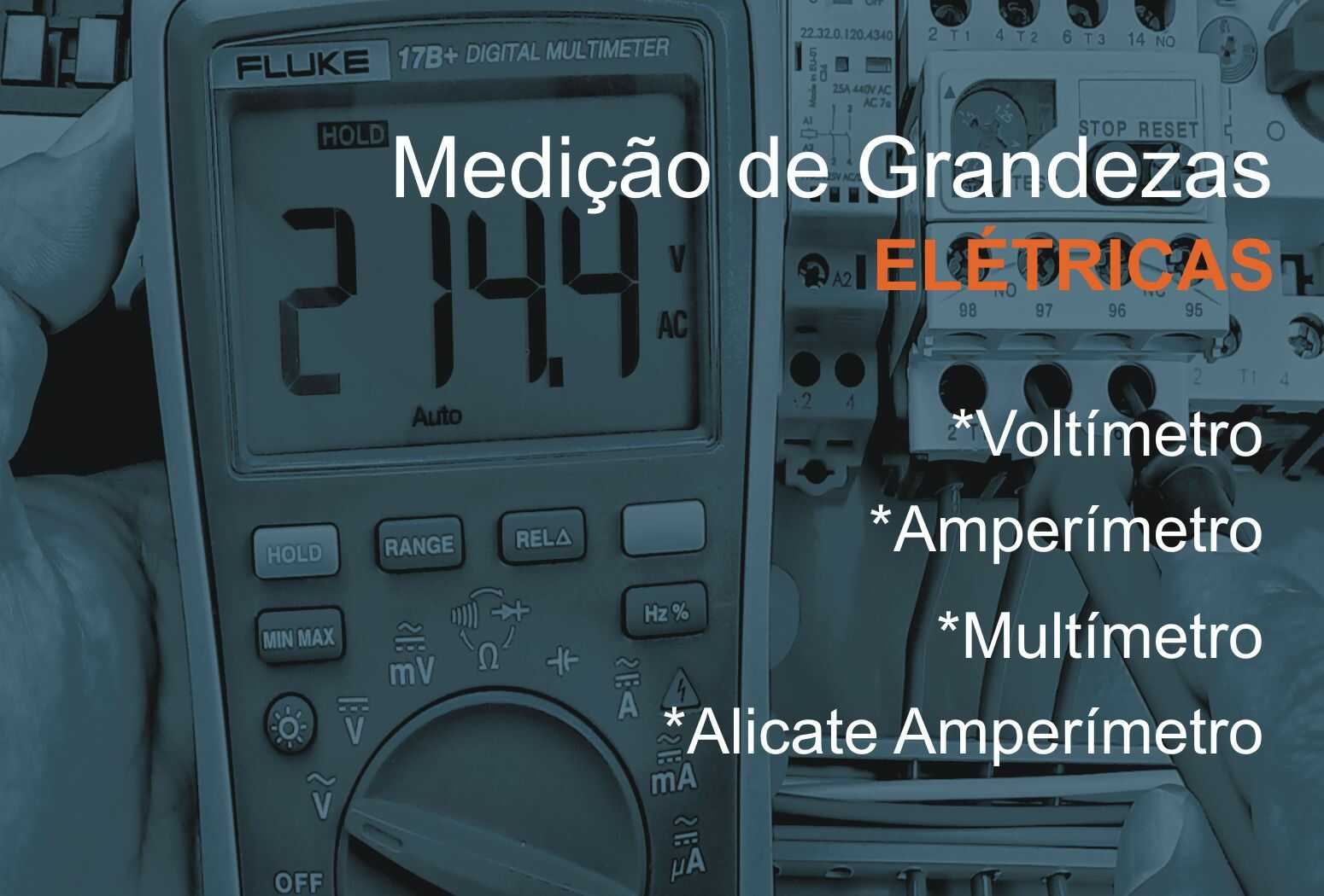 Medir gradezas elétricas. Aprenda a medir tensão, corrente e resistência usando vários aparelhos de medição.
